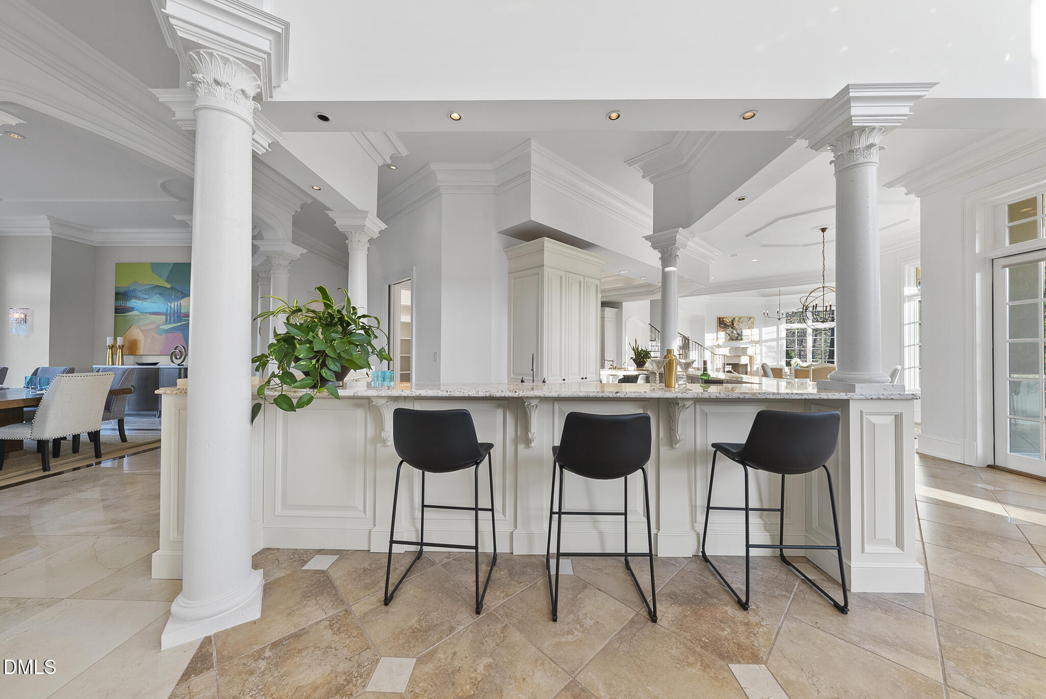 1404 Barony Lake Way Raleigh, NC 27614 - Photo 18 of 66 a view dining table chairs and potted plant