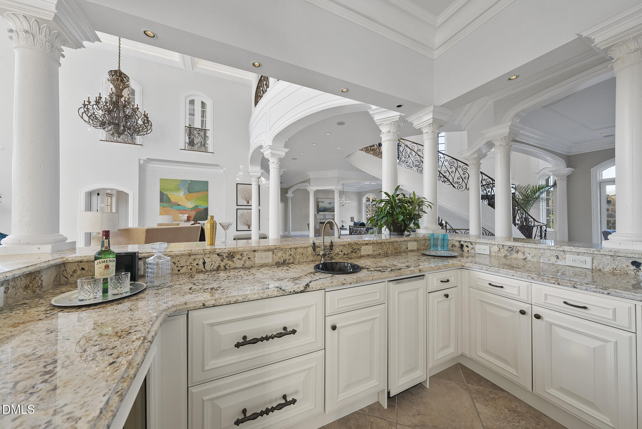 1404 Barony Lake Way Raleigh, NC 27614 - Photo 20 of 66 a spacious bathroom with a granite countertop sink mirror and