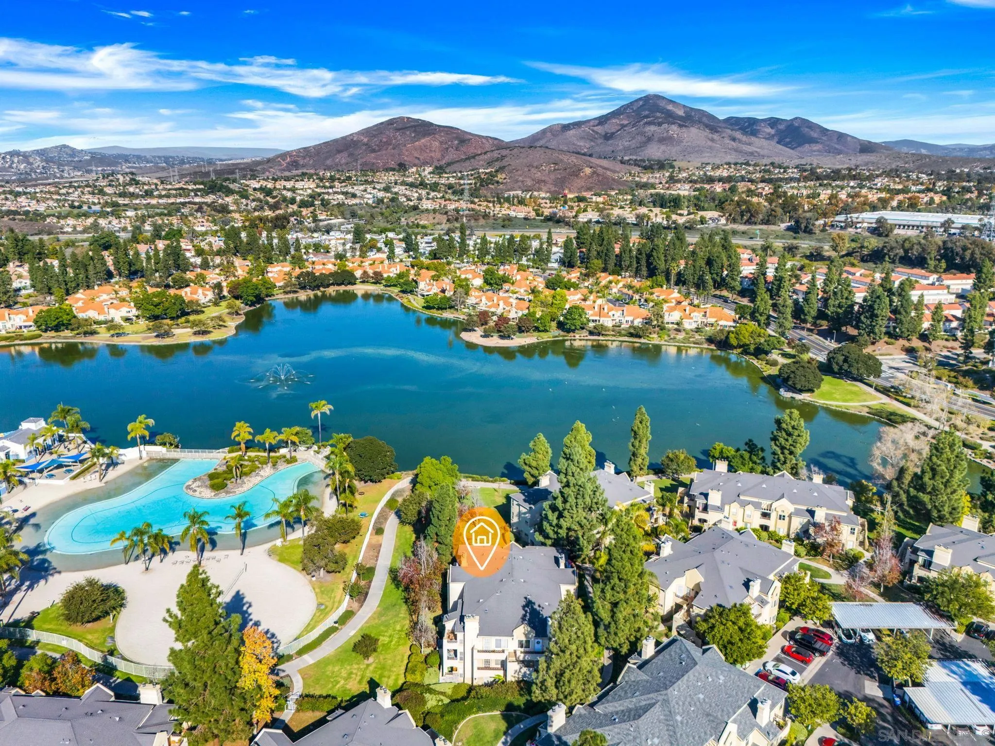 767 Brookstone Road, Unit 201 Chula Vista, CA 91913 - Photo 2 of 56 a view of a lake with a mountain