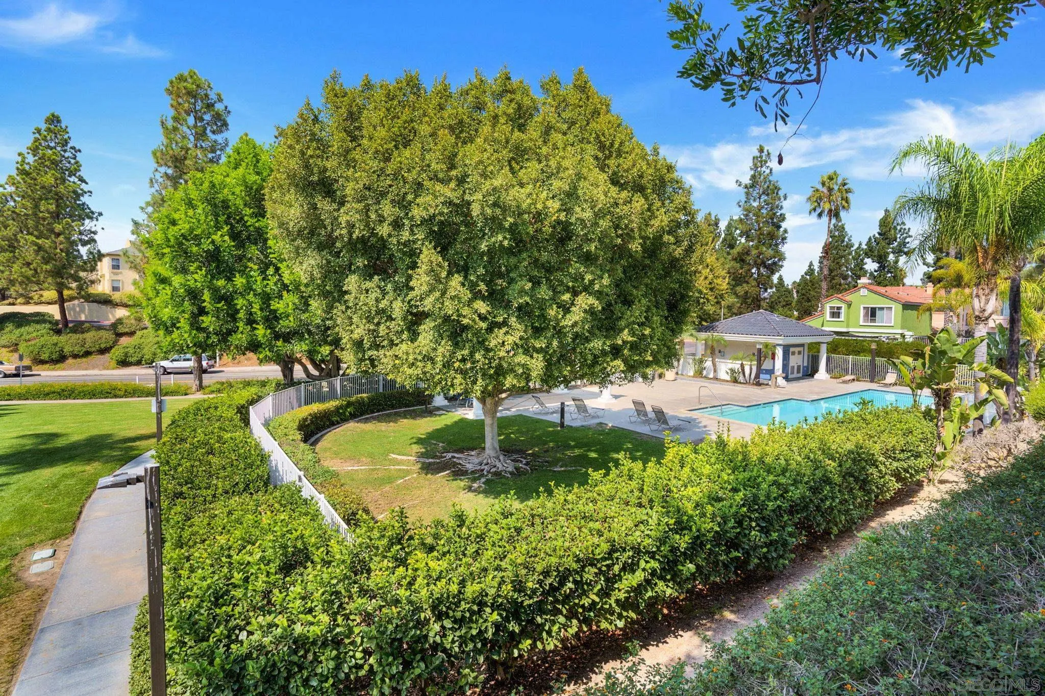 767 Brookstone Road, Unit 201 Chula Vista, CA 91913 - Photo 48 of 56 a view of a garden with a fountain