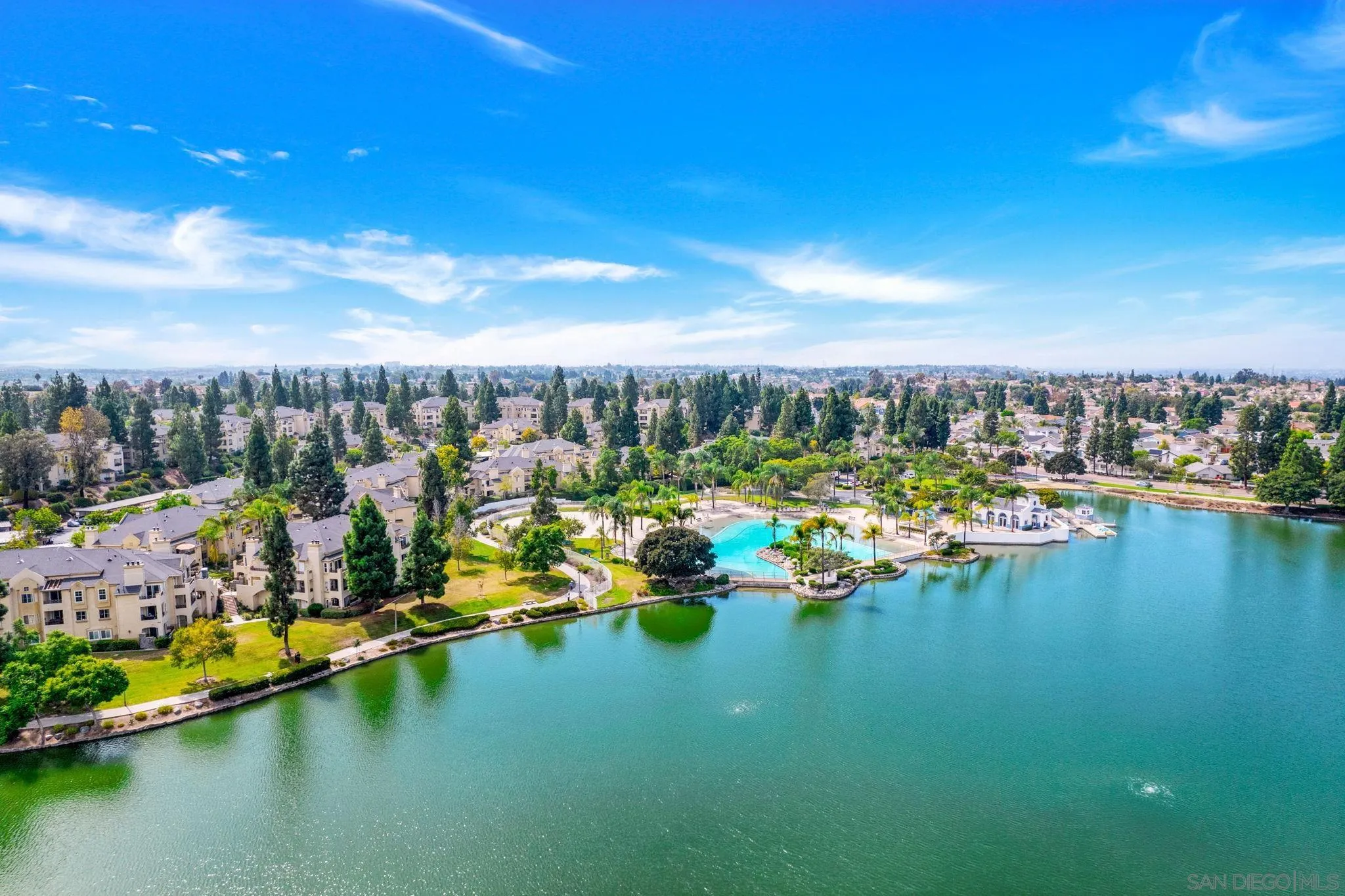 767 Brookstone Road, Unit 201 Chula Vista, CA 91913 - Photo 55 of 56 a view of a lake with houses
