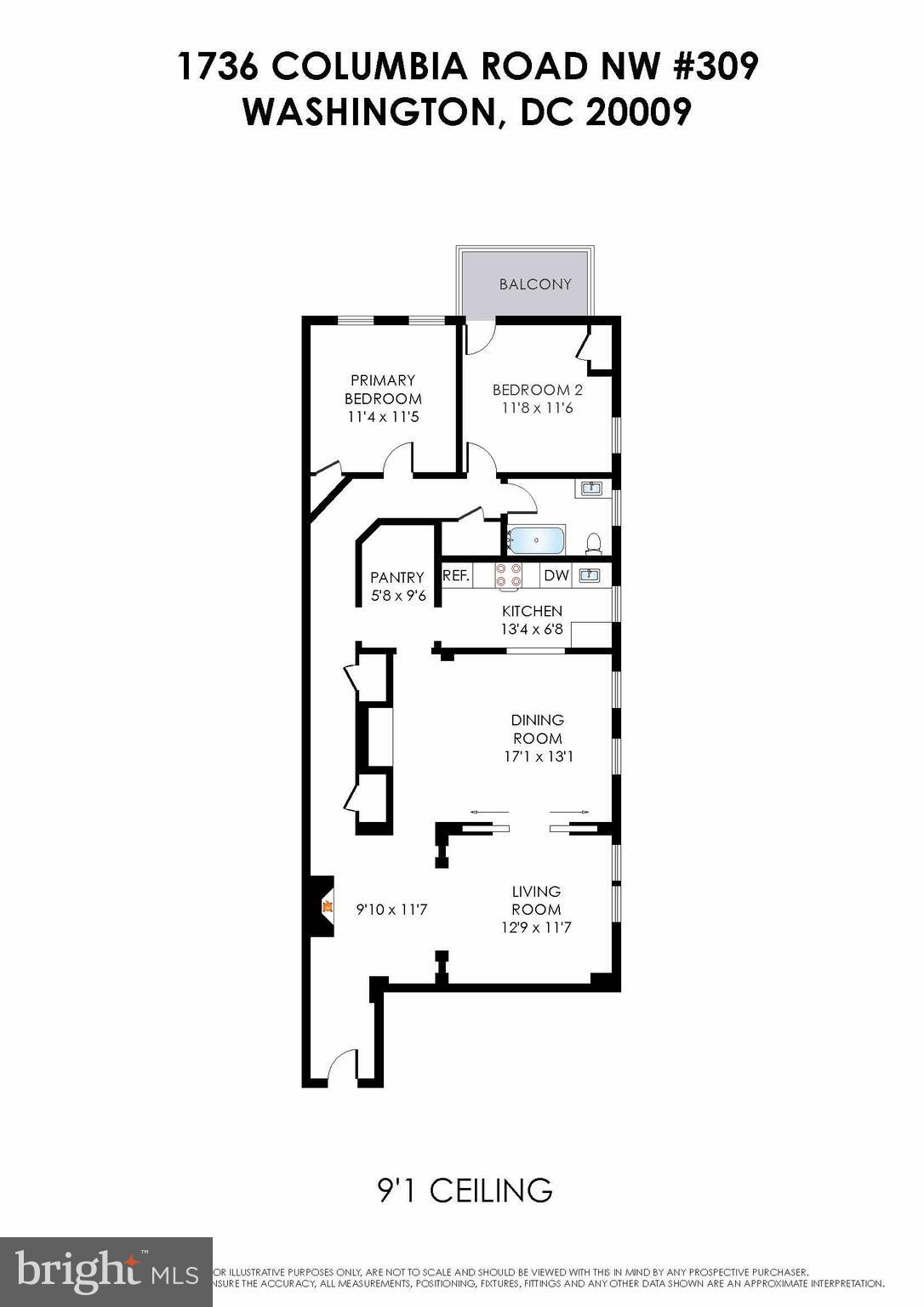 1736 Columbia Road Northwest, Unit 309 Washington, DC 20009 - Photo 3 of 38