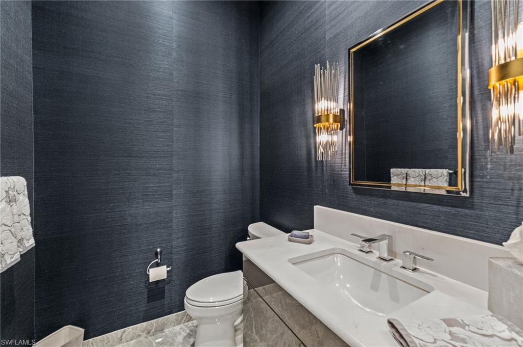 12033 Azalea Way Naples, FL 34120 - Photo 10 of 46 Powder bath is even more stunning in person