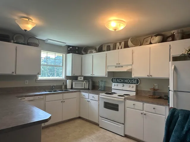 a view of a lake with a mountain view