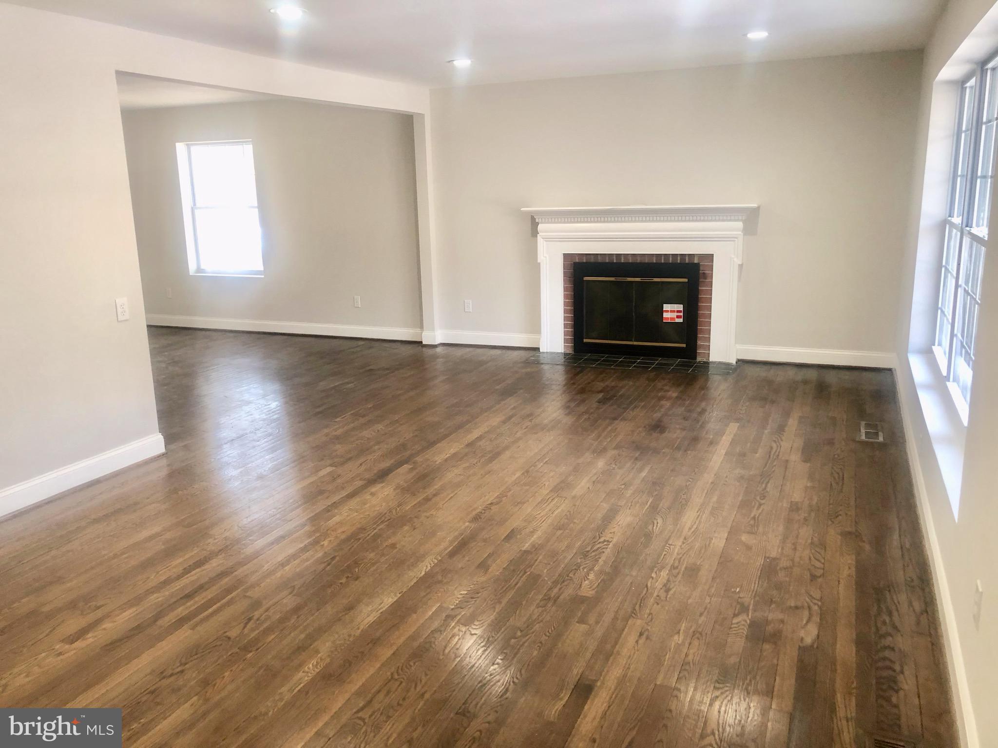 2112 Drury Road Silver Spring, MD 20906 - Photo 4 of 29 LIVING ROOM WITH NEW FIREPLACE