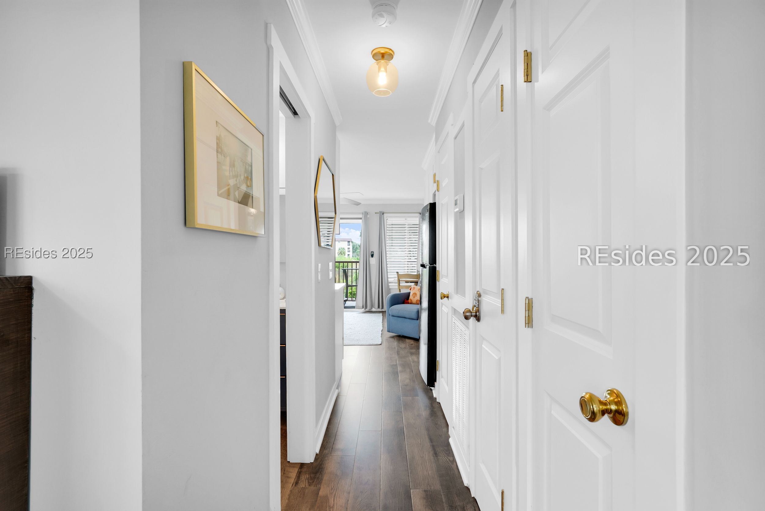 40 Folly Field Road, Unit A1 Hilton Head Island, SC 29928 - Photo 10 of 42 Hallway lined with multiple closets