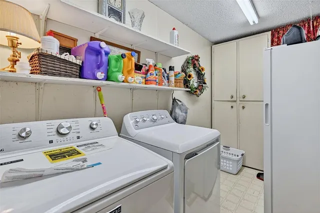 a room with storage and utility