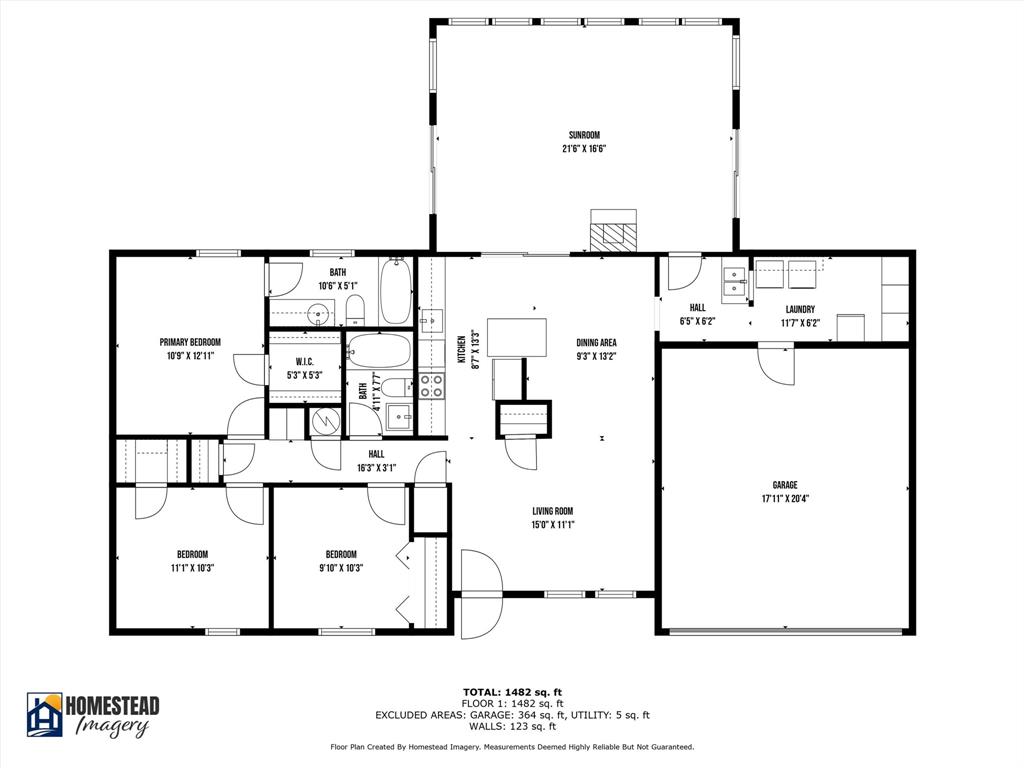 164 Ash Denison, TX 75020 - Photo 29 of 29 a picture of a floor plan