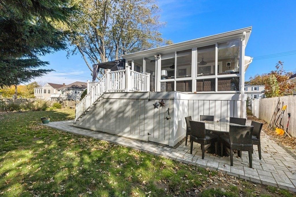 103 Newport Road Hull, MA 02045 - Photo 36 of 40 a view of a house with backyard and sitting area
