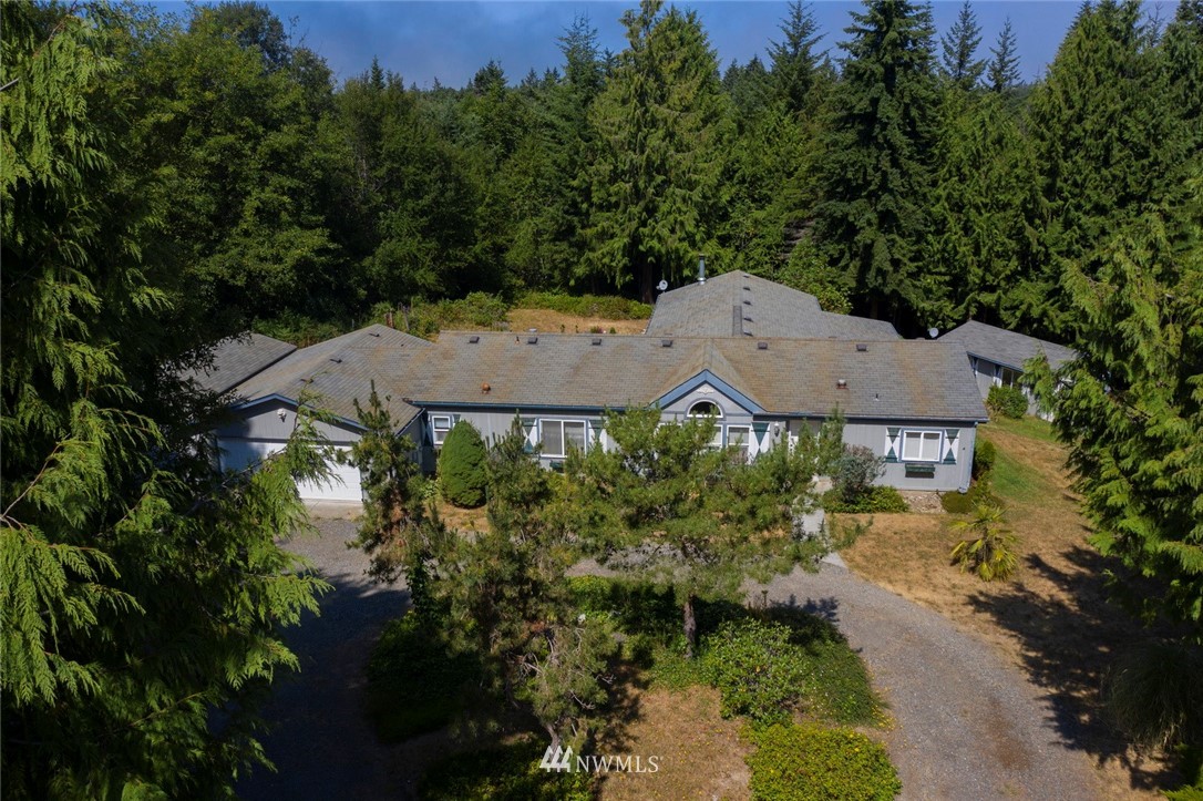 465 Guy Kelly Road Port Angeles, WA 98362 - Photo 27 of 31 an aerial view of a house