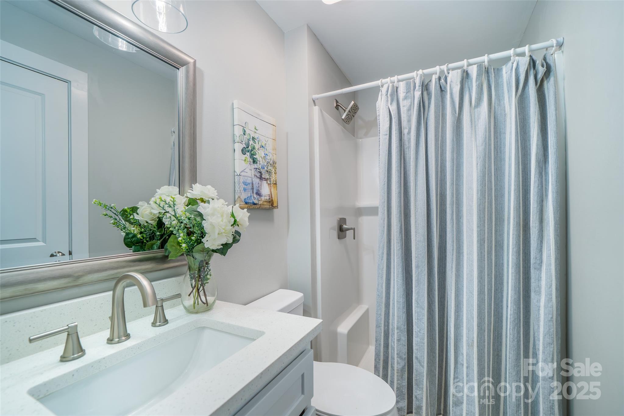 300 Pisgah View Road Asheville, NC 28806 - Photo 20 of 29 a bathroom with a sink a toilet and shower