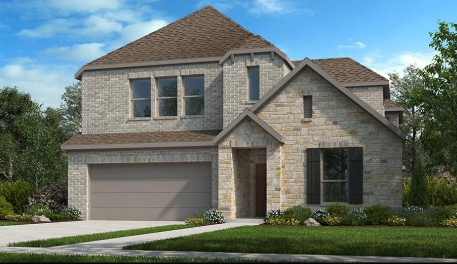 2008 Brookhurst Street Celina, TX 75009 - Photo 1 of 1 a front view of a house with a yard and garage