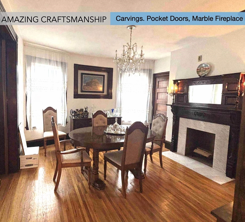 68-70 Waverly Street Malden, MA 02148 - Photo 4 of 7 a living room with furniture and a fireplace