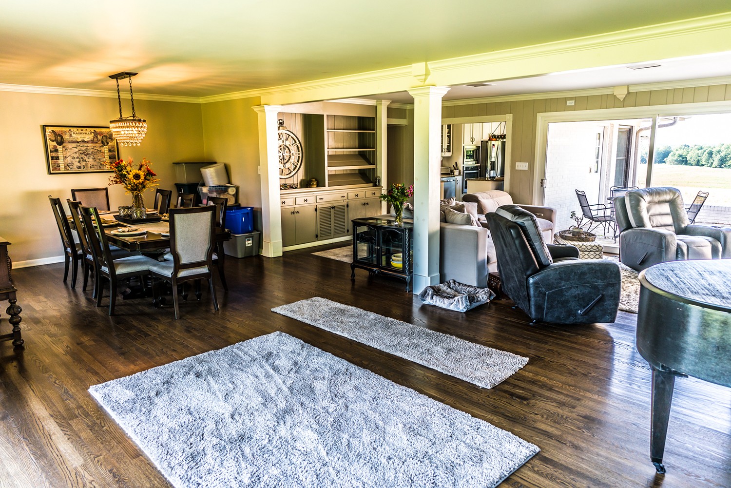7151 New Chapel Road Springfield, TN 37172 - Photo 14 of 45 Hardwood Floors throughout and Floor to Ceiling Windows on Both sides by American Home Design