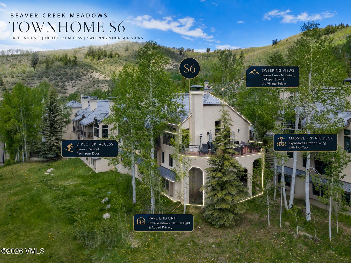 450 Offerson Road, Unit S6 Beaver Creek, CO 81620 - Photo 30 of 38 Exterior w label