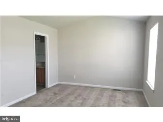 a open space with a window