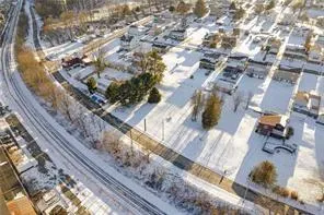 a view of a city from a balcony