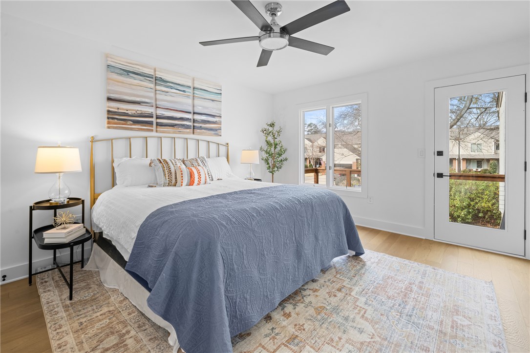 117 Riverpoint Drive Clemson, SC 29631 - Photo 24 of 47 This bright and airy bedroom features beautiful wood floors and abundant natural light.