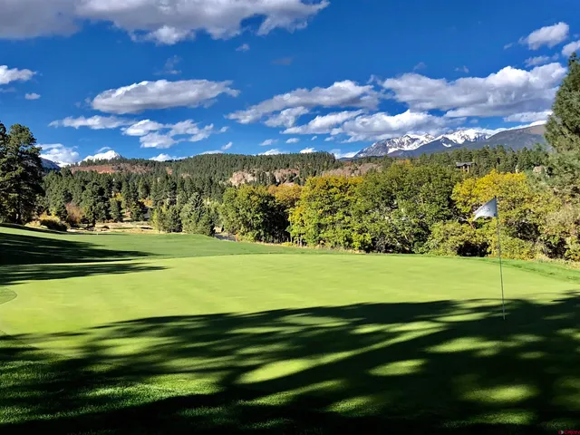a view of an ocean and in a yard