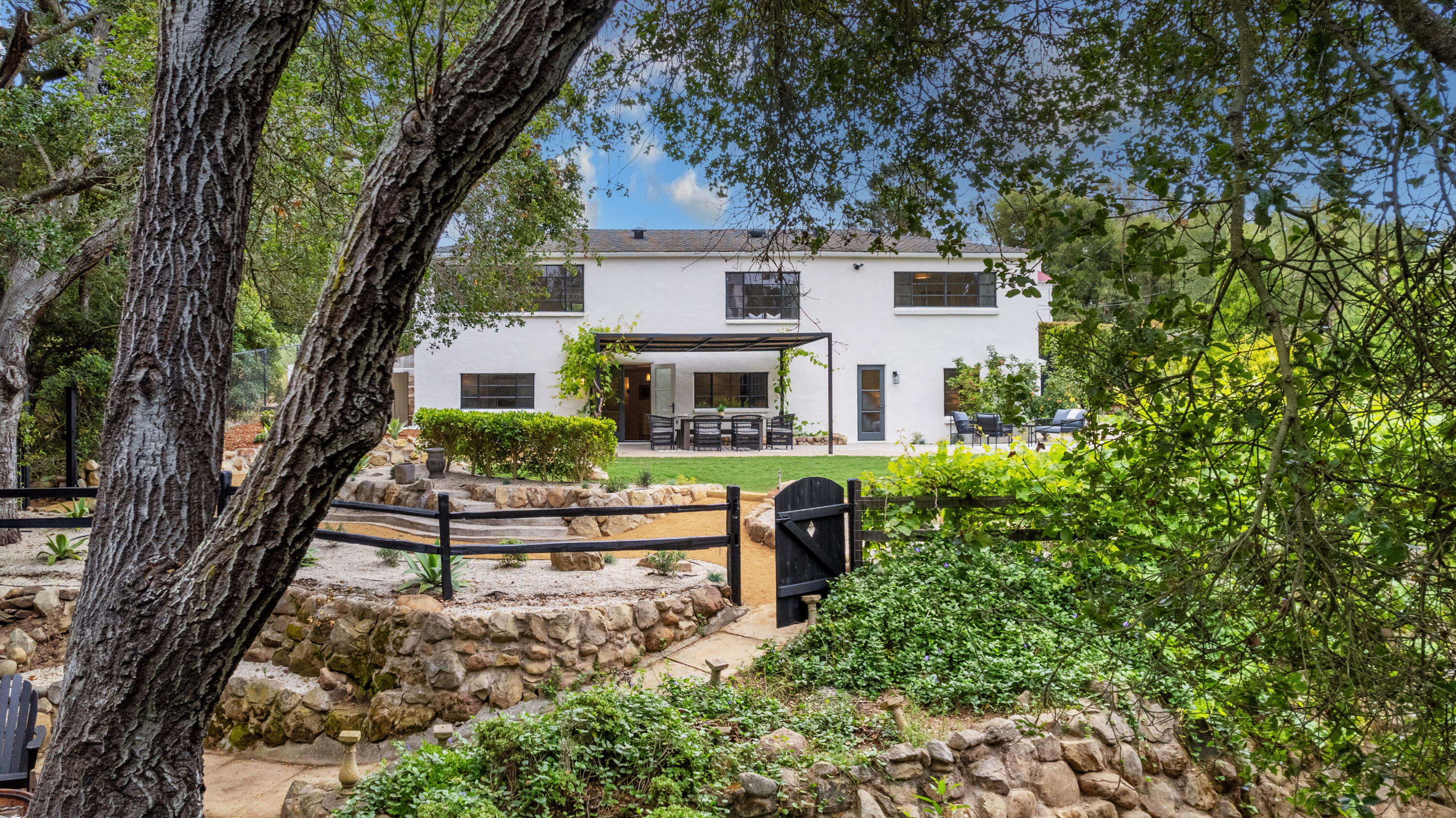 792 Chelham Way Santa Barbara, CA 93108 - Photo 2 of 47 Fence, Gate, Yard and Back of House