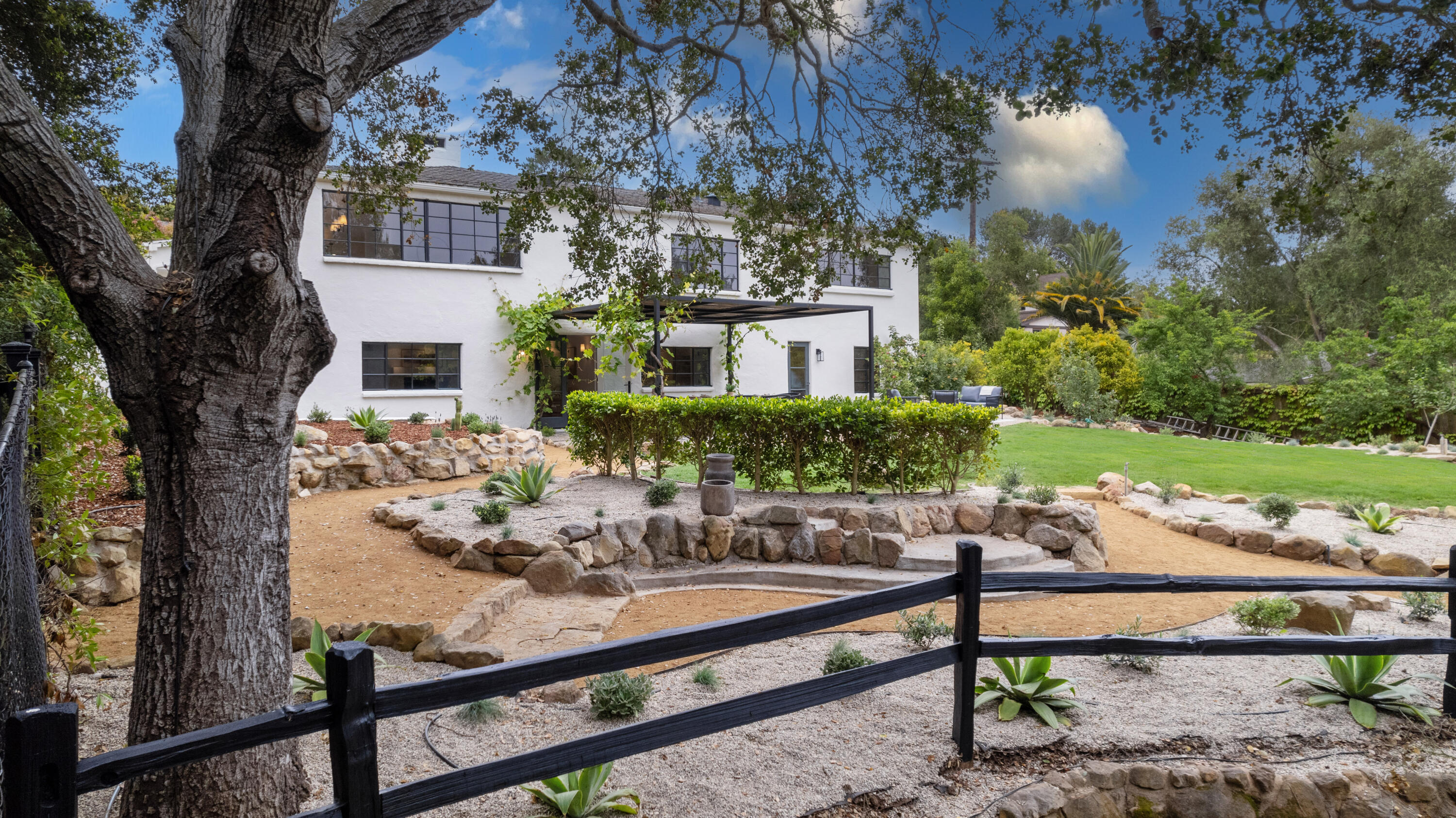 792 Chelham Way Santa Barbara, CA 93108 - Photo 40 of 47 Fence, Yard and Back of House