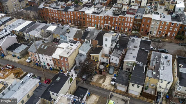 a front view of a building with street view