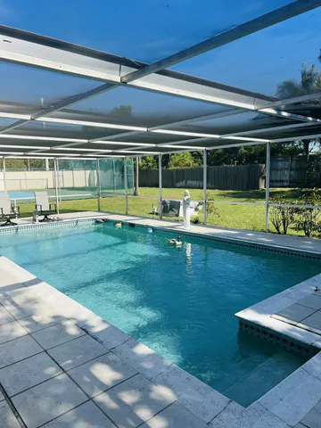 a view of a tennis court