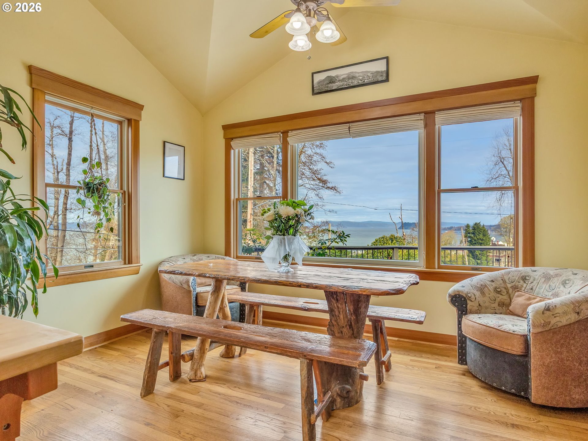 409 2nd Street Astoria, OR 97103 - Photo 12 of 45 a living room with furniture and a large window