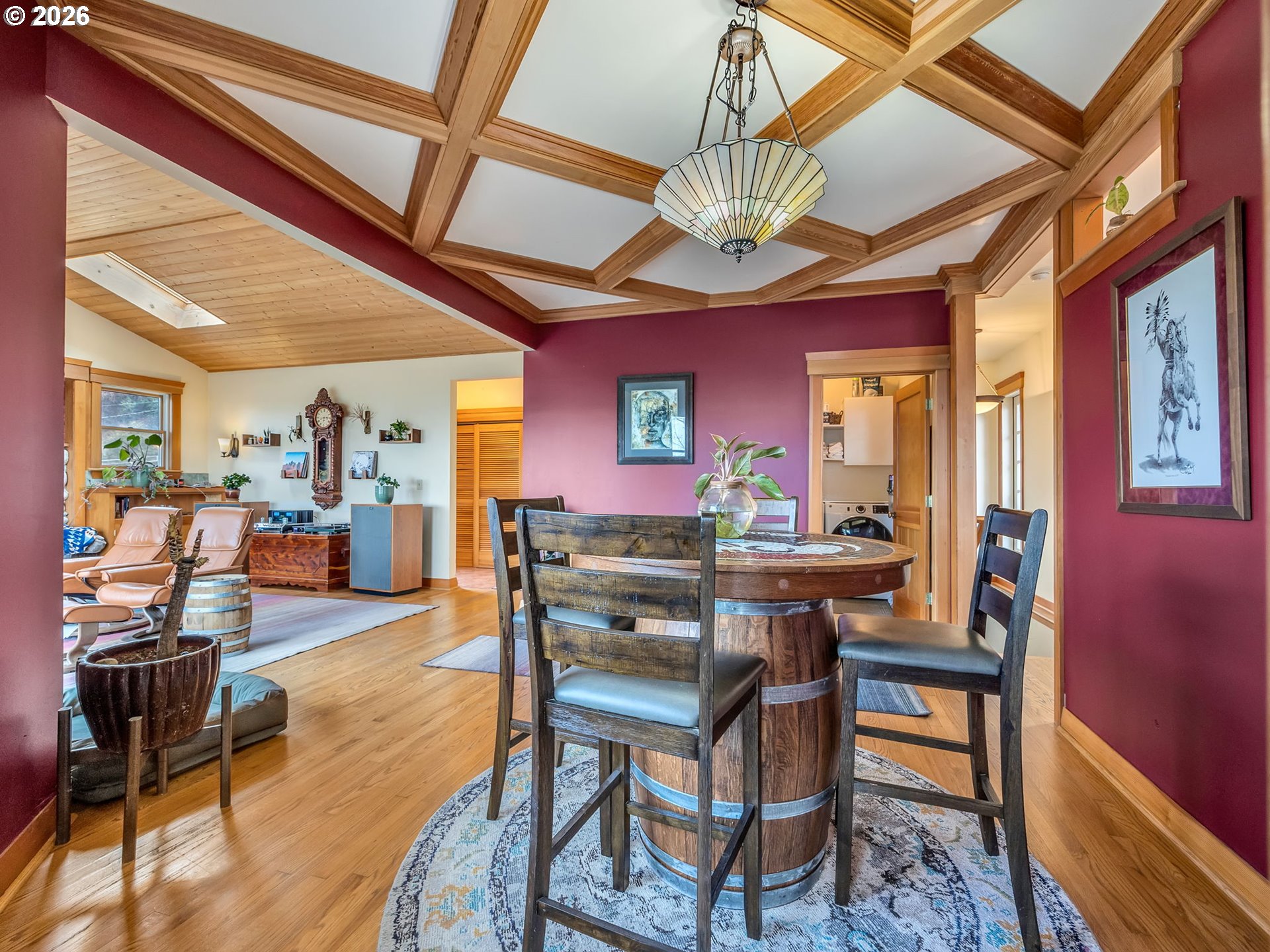409 2nd Street Astoria, OR 97103 - Photo 19 of 45 a view of a dining room with furniture