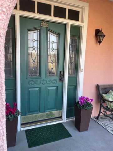 a view of a entryway door front of house