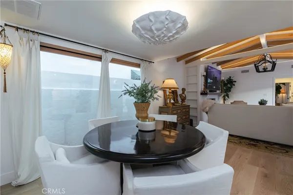 a bathroom with double sink and a mirror