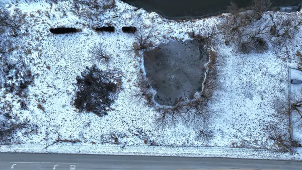 a close view of a fireplace