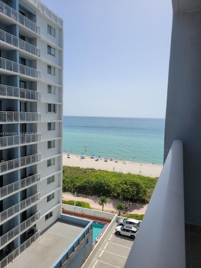 6917 Collins Avenue, Unit 1008 Miami Beach, FL 33141 - Photo 64 of 64 a view of balcony with ocean view