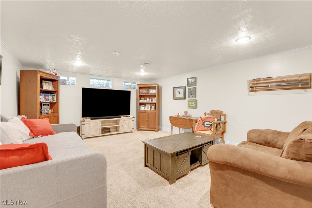 1862 Middleton Road Hudson, OH 44236 - Photo 21 of 32 Living area featuring light colored carpet