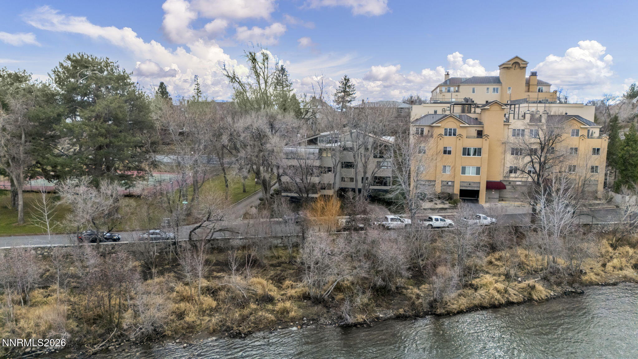508 Island Avenue Reno, NV 89501 - Photo 2 of 30 Drone View Building from River