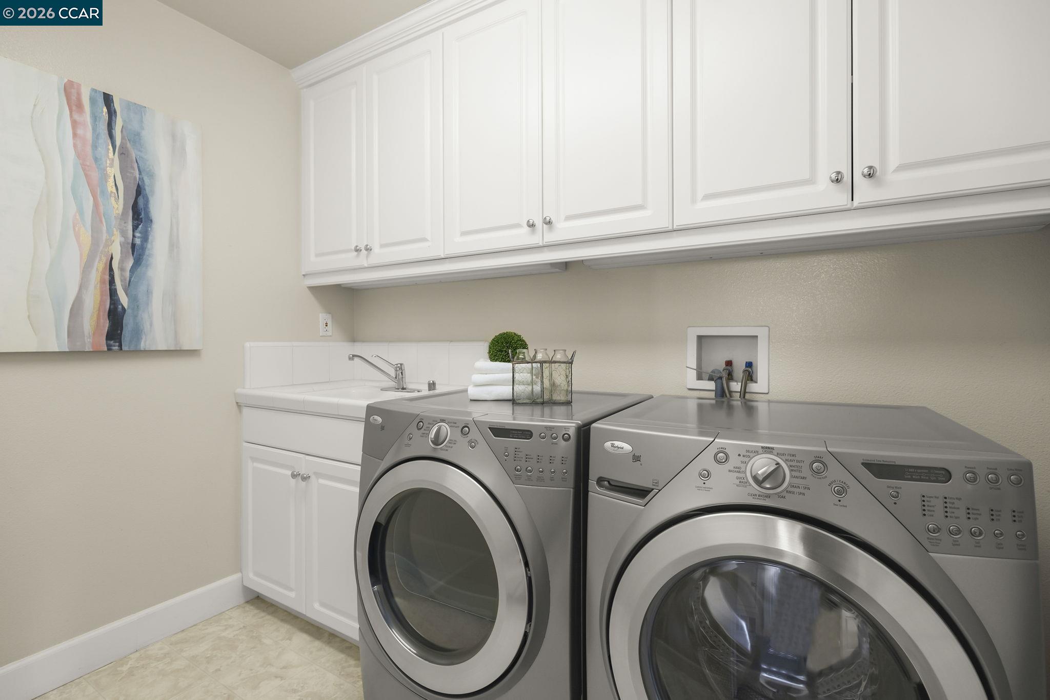 2000 Sorrelwood Court San Ramon, CA 94582 - Photo 23 of 42 a utility room with dryer and washer