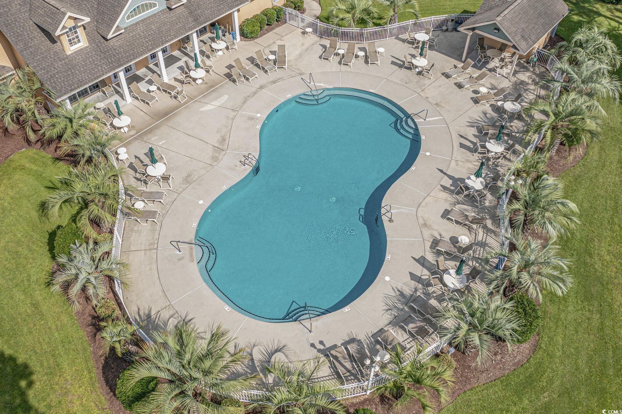 699 Bullrush Court Calabash, NC 28467 - Photo 36 of 40 Community pool with a patio area and a yard