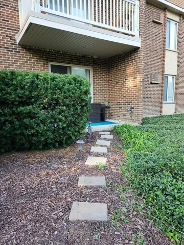 a view of outdoor space with swings