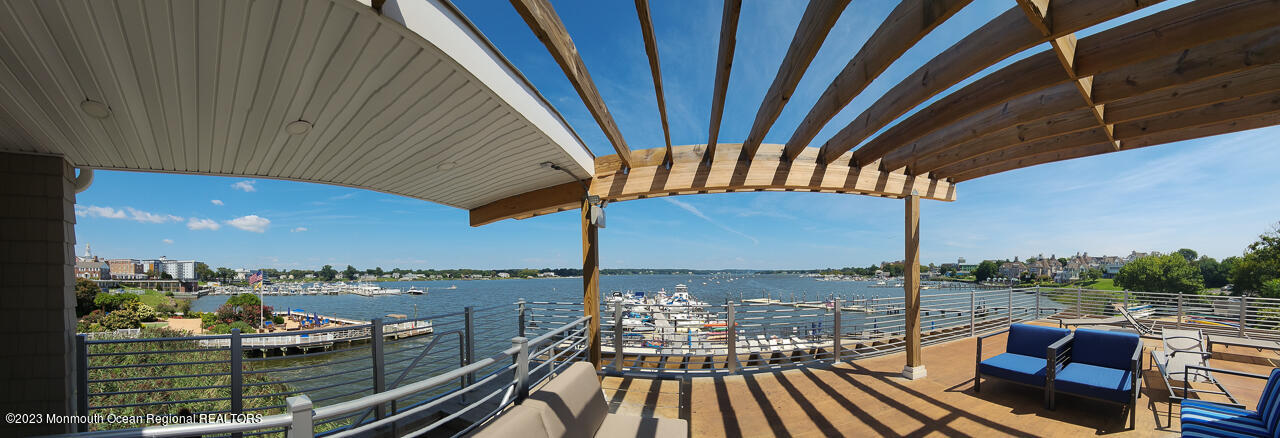 28 Riverside Avenue, Unit 4J Red Bank, NJ 07701 - Photo 13 of 18 a view of a balcony with furniture