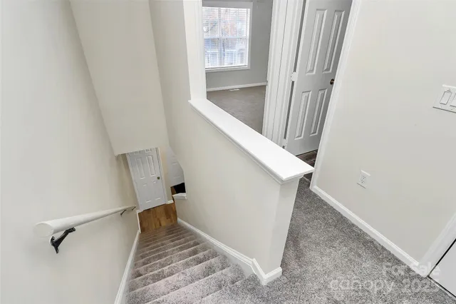 a view of a room with door