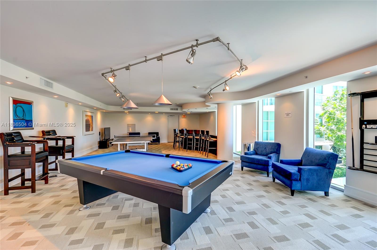 3131 Northeast 188th Street, Unit 1808 Aventura, FL 33180 - Photo 53 of 72 a room with furniture and pool table