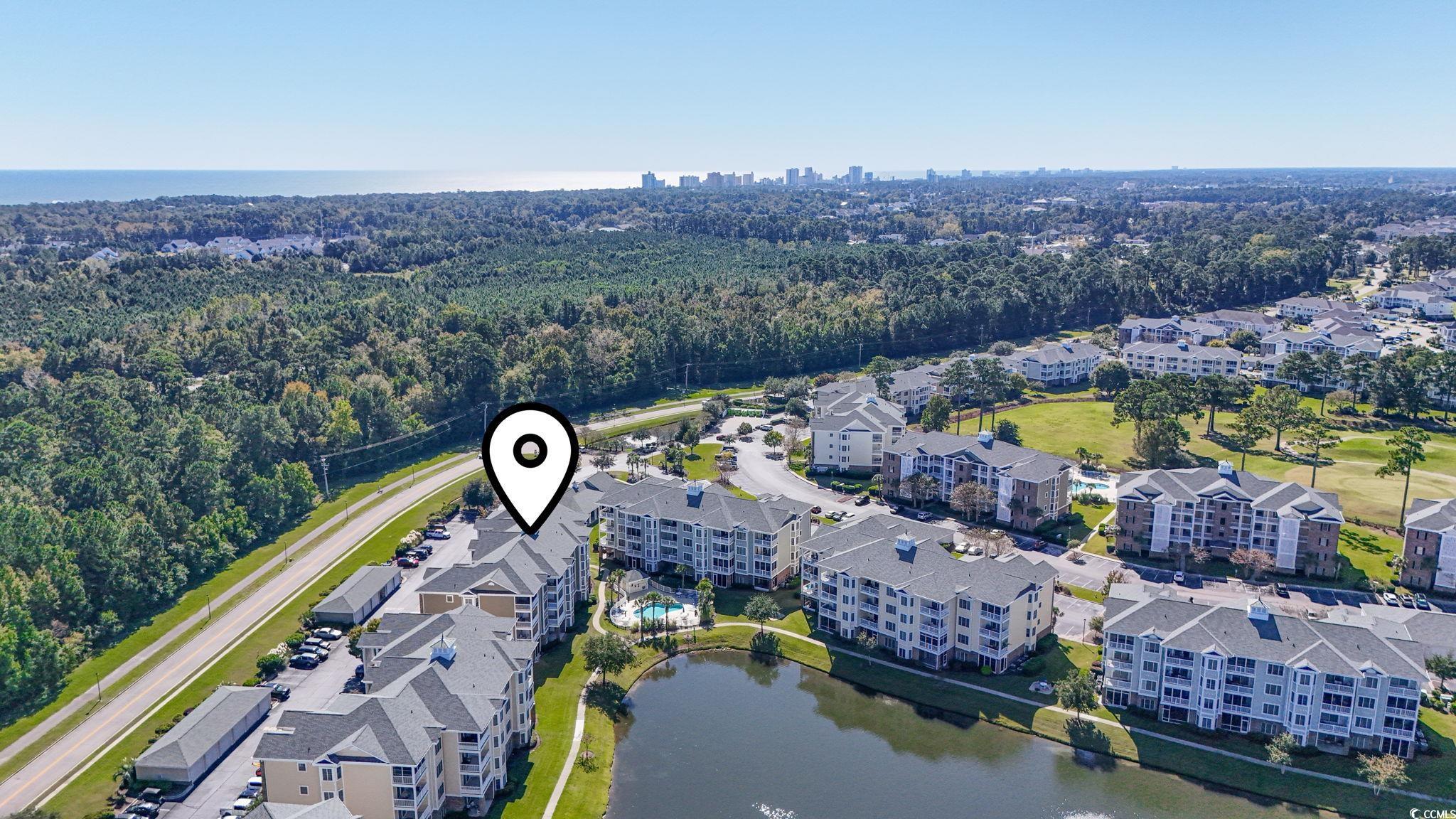 4821 Luster Leaf Circle, Unit 105 Myrtle Beach, SC 29577 - Photo 30 of 40 View of property location featuring a large body of water and city skyline