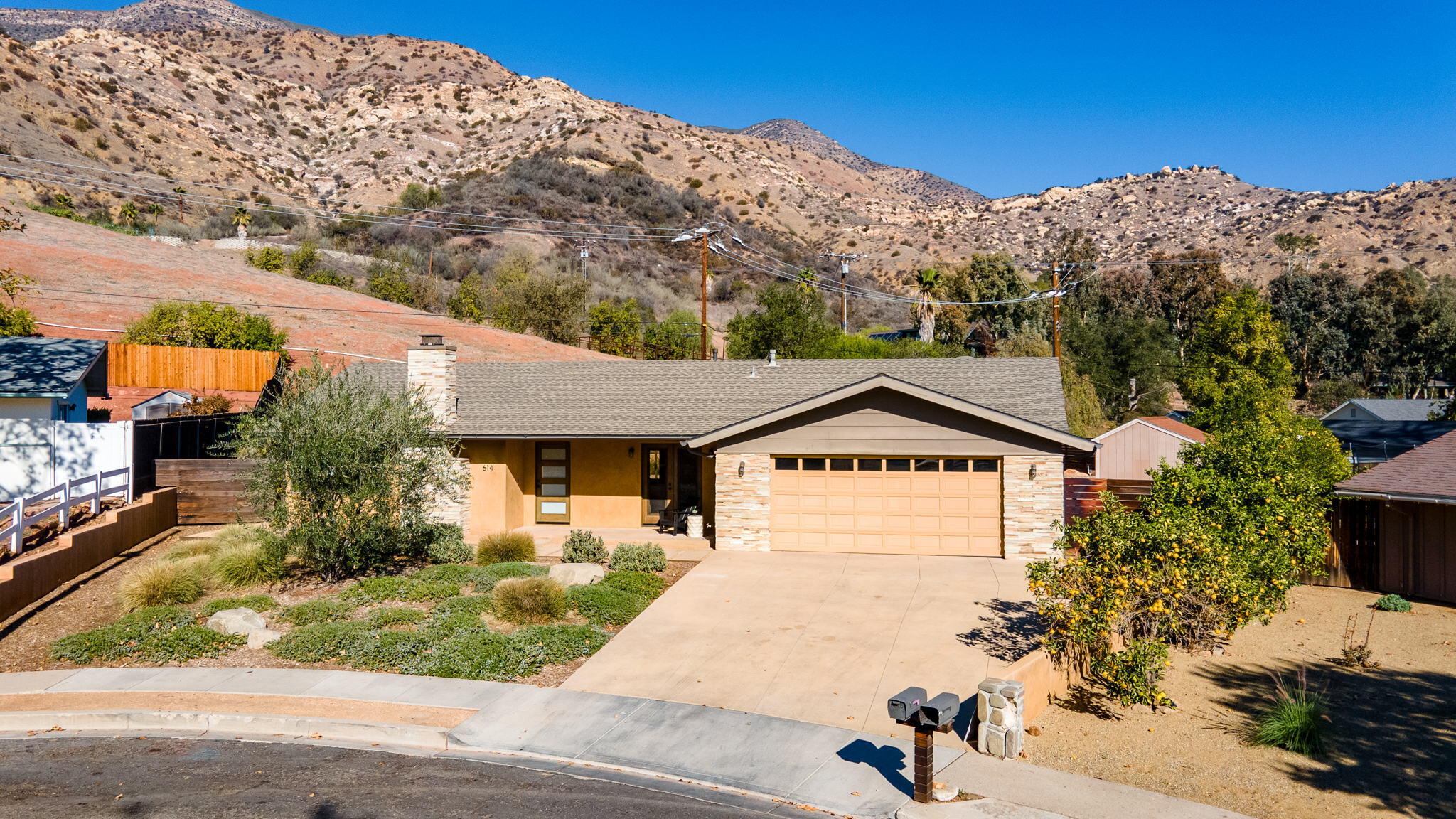 614 Red Hill Road Ojai, CA 93023 - Photo 32 of 47 a house view with a outdoor space