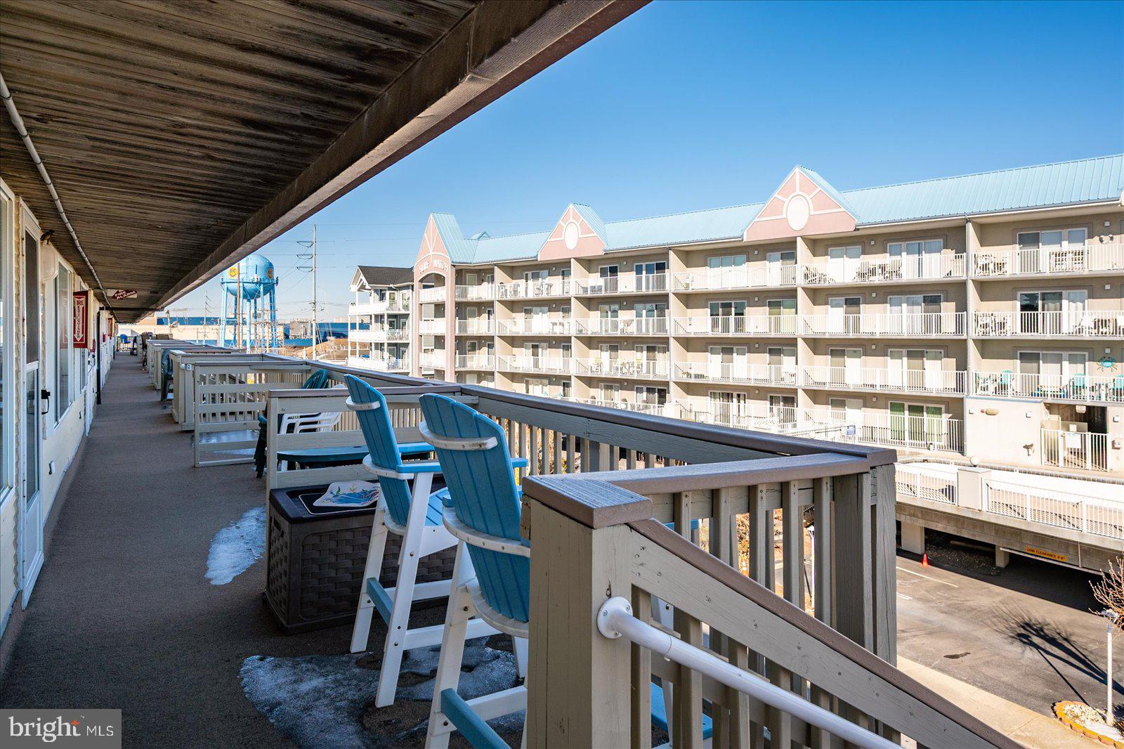 9 41st Street, Unit 320 Ocean City, MD 21842 - Photo 30 of 36 a view of a balcony with chairs