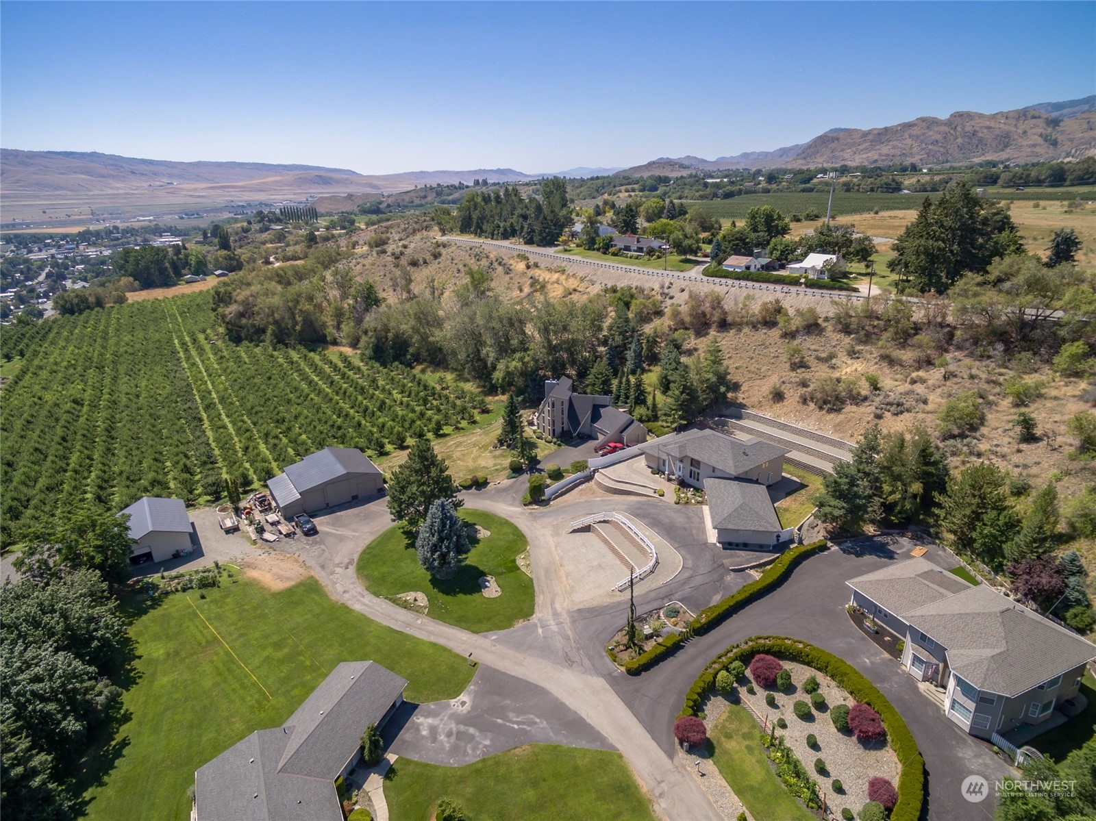 8 Valley View Park Road Omak, WA 98841 - Photo 39 of 40 an aerial view of a house with outdoor space