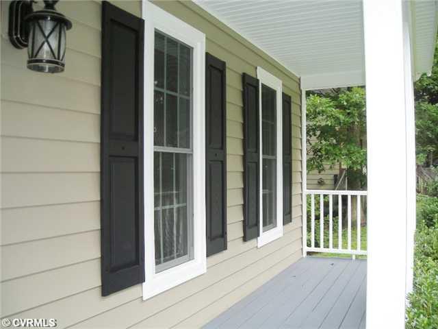 Porch - Covered front porch is a great place to relax