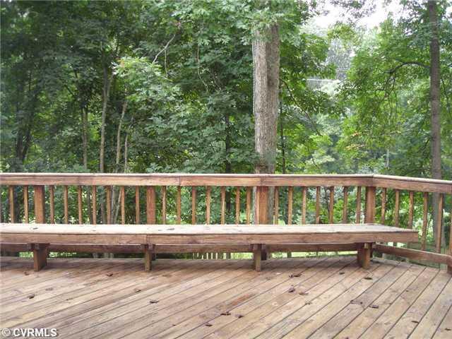 12337 Logan Trace Road Midlothian, VA 23114 - Photo 12 of 15 Patio/Deck - Wonderful rear deck with built-in seating