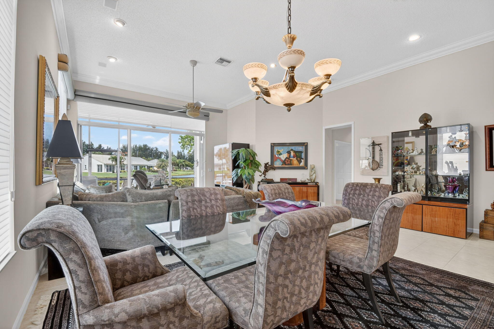7717 Rockford Road Boynton Beach, FL 33472 - Photo 9 of 76 view from dining into living room
