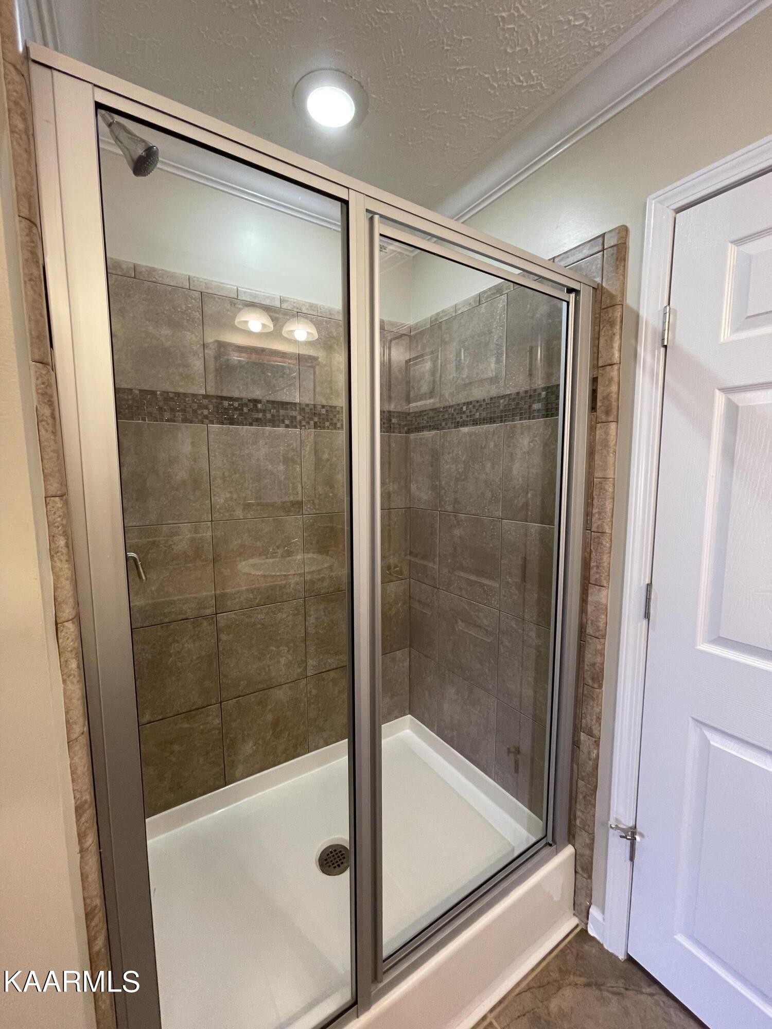 114 George Young Road Jamestown, TN 38556 - Photo 19 of 25 a bathroom with a glass shower door