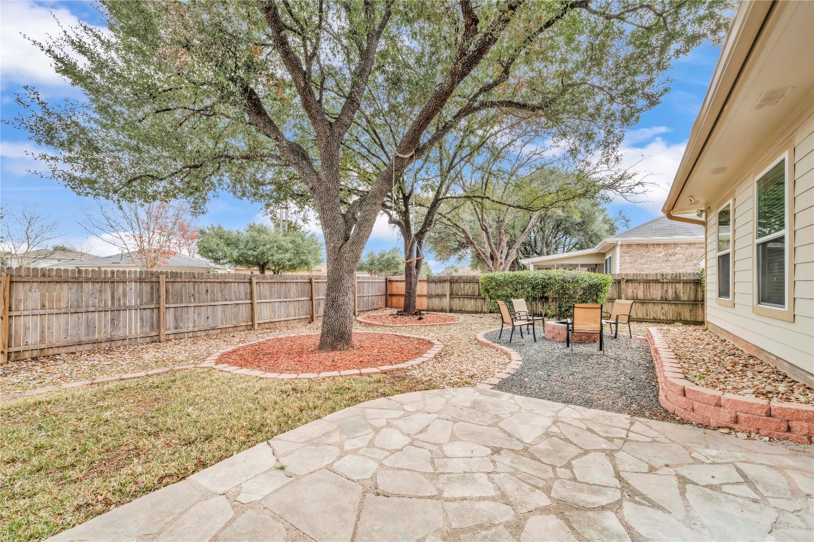 11713 Rydalwater Lane Austin, TX 78754 - Photo 28 of 29 a backyard of a house with lots of green space